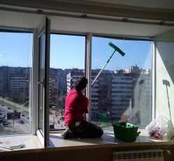 Мытье окон в однокомнатной квартире Старый Оскол